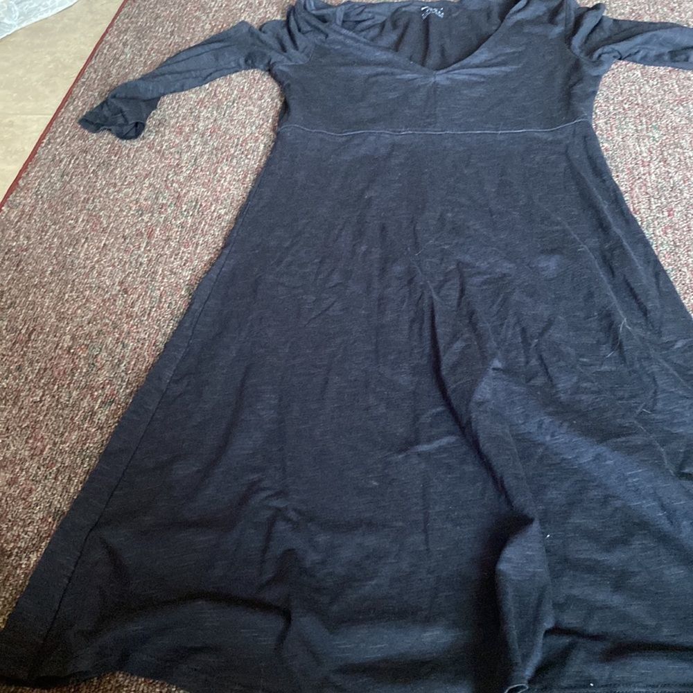 Horny toad black 3/4 sleeve dress xs - Picture 3 of 5
